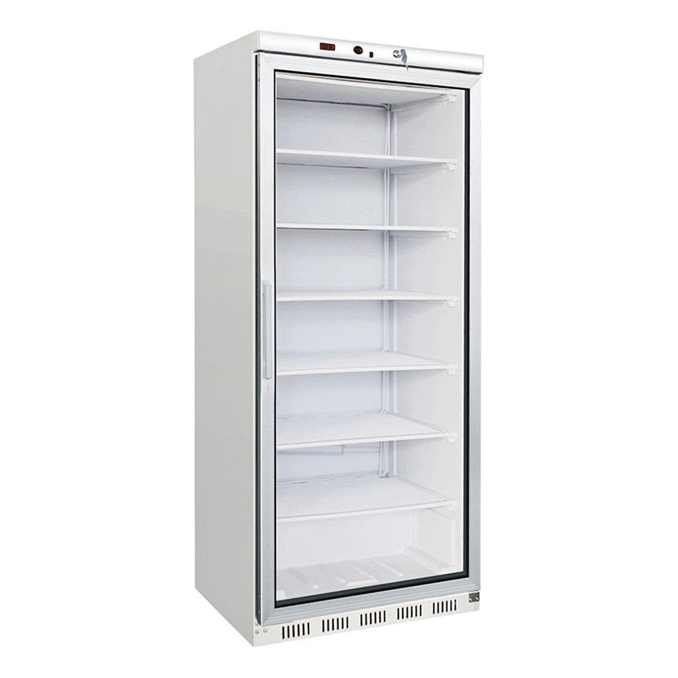 Armario refrigerado estático con puerta de vidrio -18°C/-22°C 555 LT