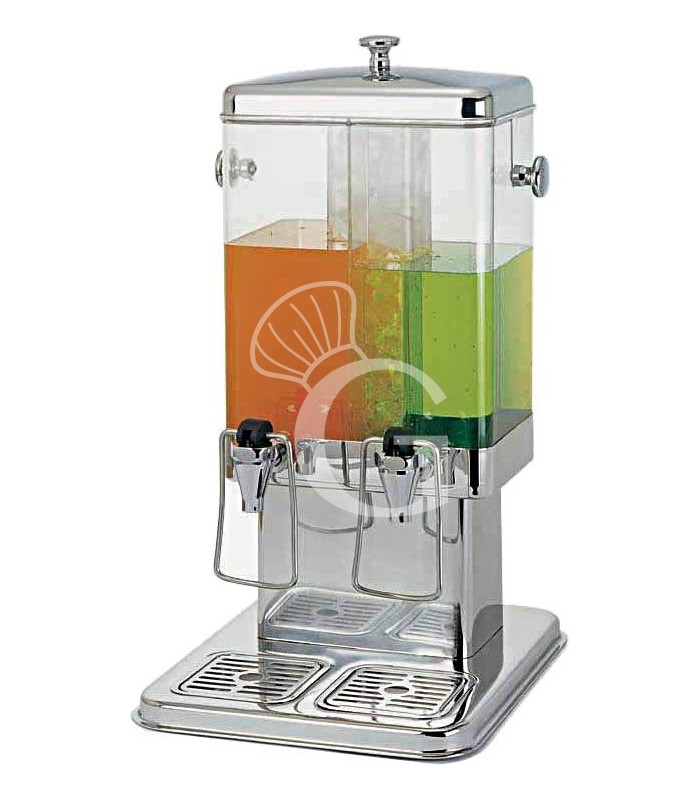 Dispensador de bebidas doble 5+5 LT L 320 mm x P 320 mm x A 580 mm