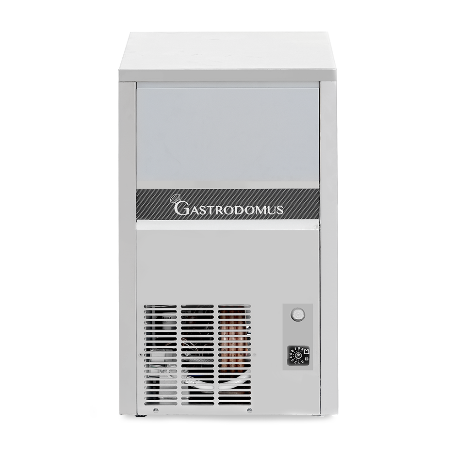 Máquina de hielo monofásica kg 45/24h cubito macizo versión con refrigeración por aire