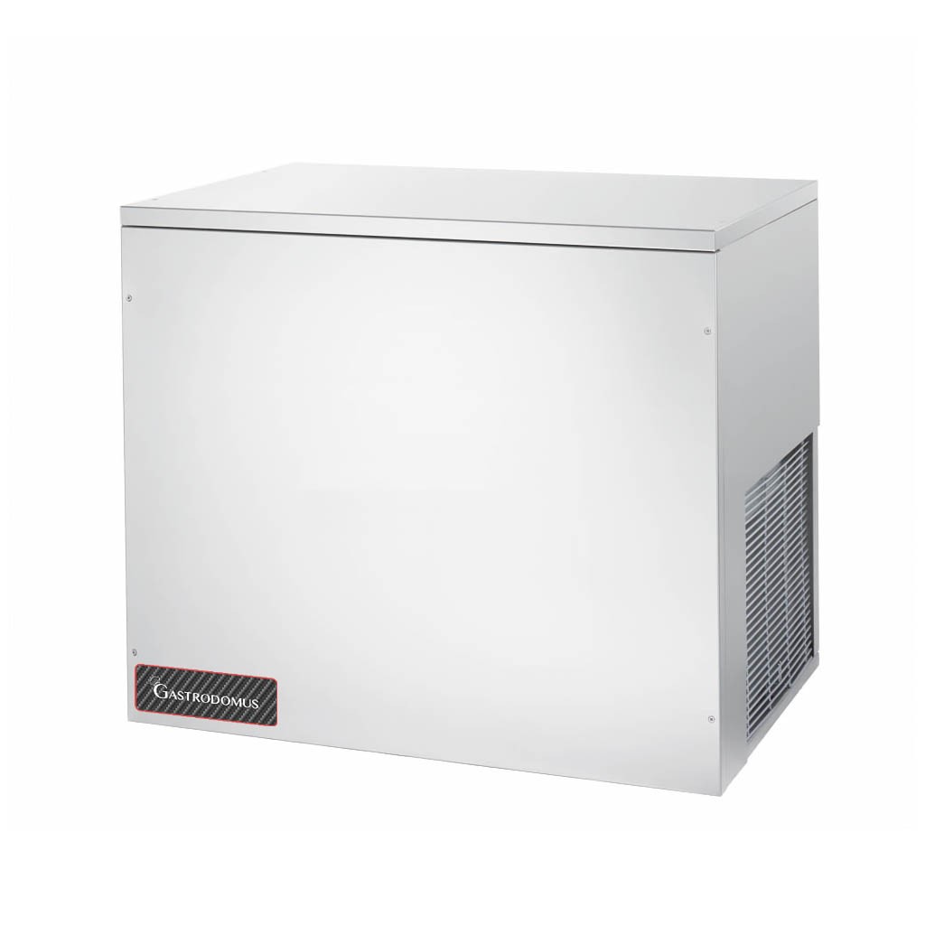 Máquina de hielo monofásica 300 kg/24 h, cubito macizo, refrigeración por aire