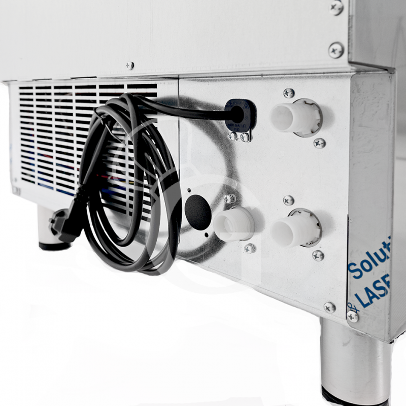 Máquina de hielo monofásica, 90 kg/24 h, cubito hueco, refrigeración por aire