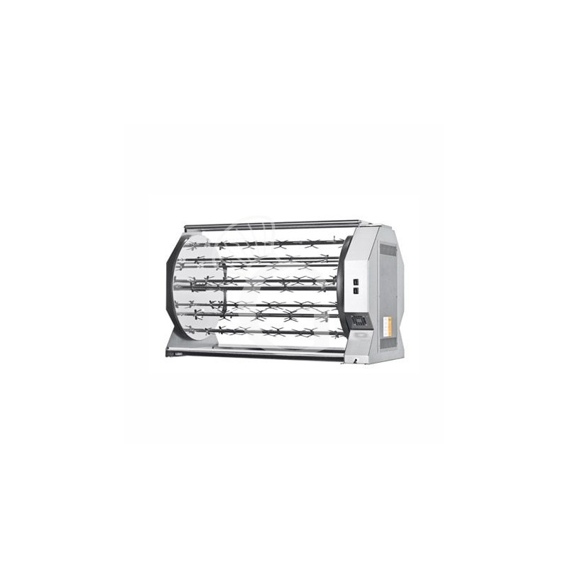 Asador de pollos planetario de leña L 1460 mm x P 800 mm x A 920 mm, capacidad hasta 126 pollos Asador de pollos planetario de leña L 1460 mm x P 800 mm x A 920 mm, capacidad hasta 126 pollos