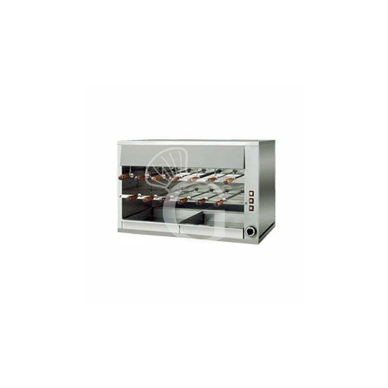 Asador de gas, Churrasco con 13 espadas L 1100 mm x P 570 mm x A 720 mm