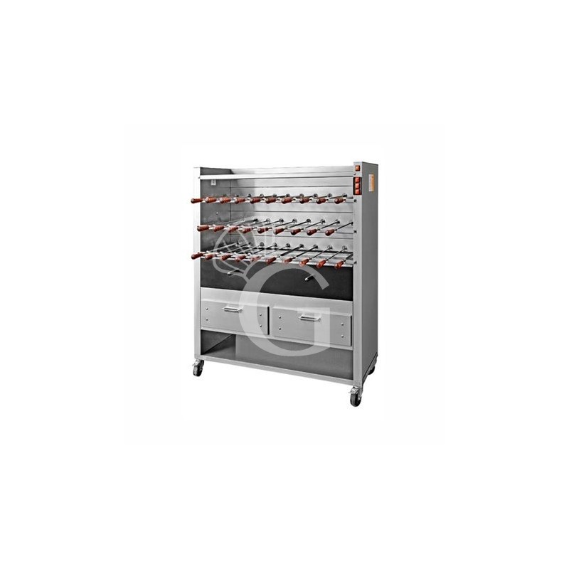 Asador al carbòn vegetal, Churrasco L 850 mm x P 565 mm x A 1620 mm