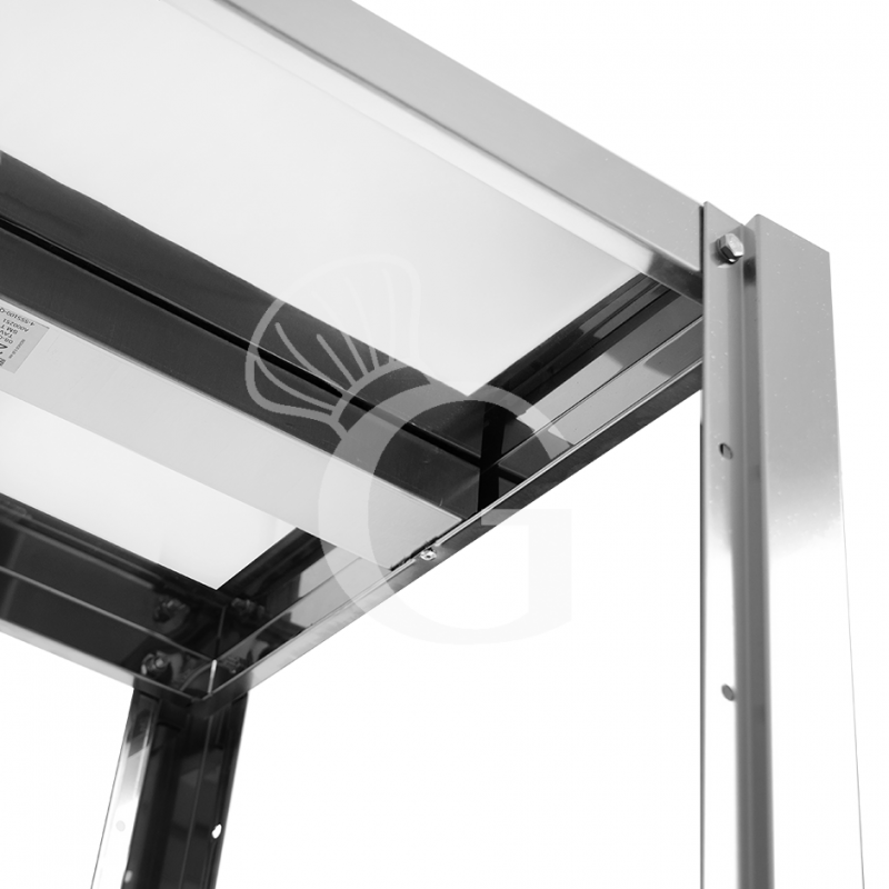 estanteria de pie de acero inoxidable 4 estantes l 800 x p 500 x a 2000 mm