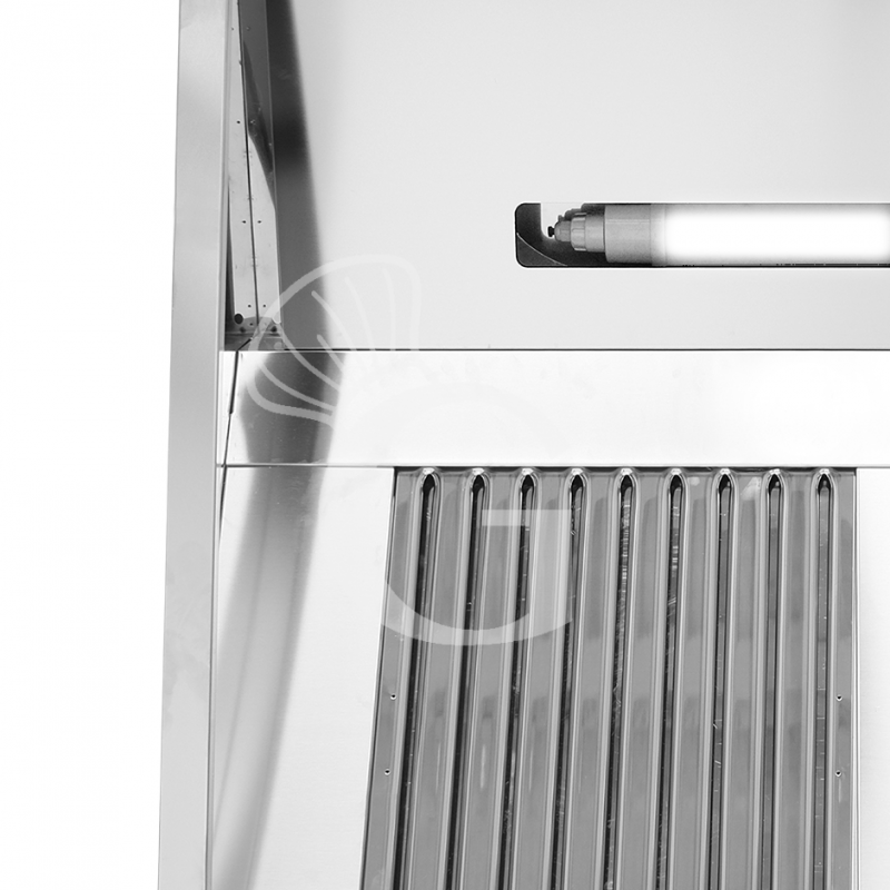 Campana extractora mural Snack con motor full opcional L 1600 mm x P 700 mm x A 450 mm