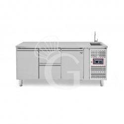 Mesa refrigerada 2 cajones...