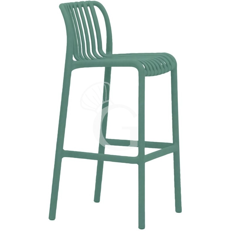 Taburete con estructura de polipropileno
