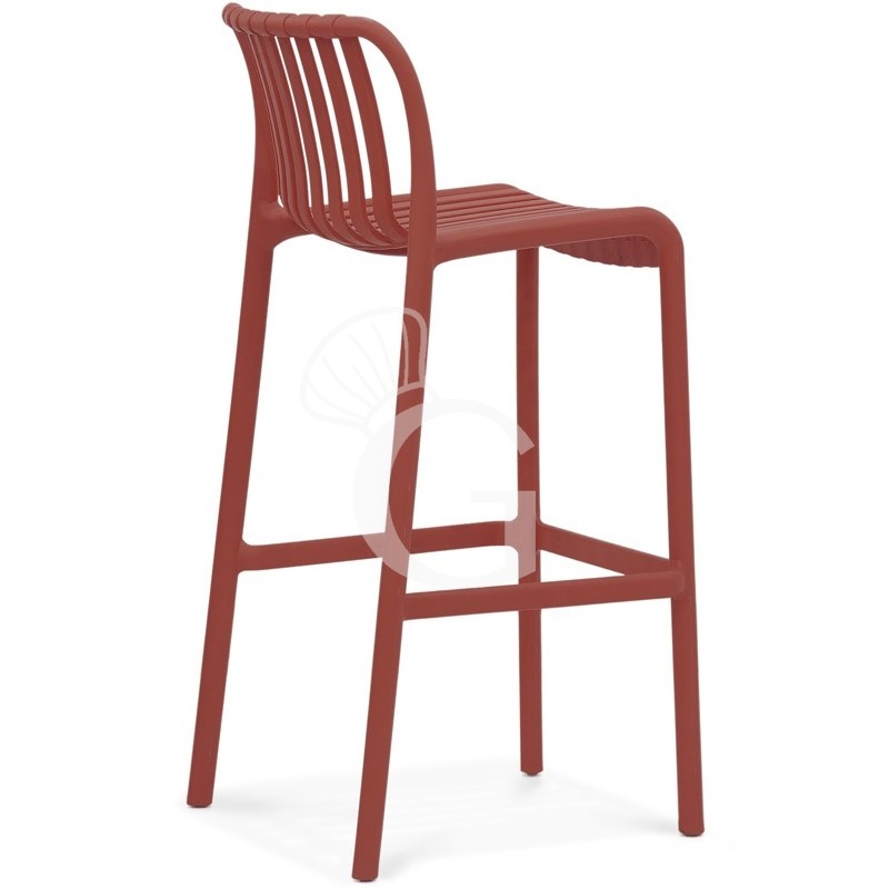 Taburete con estructura de polipropileno