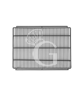 Rejilla con tope para producto, color negro, para BL388B