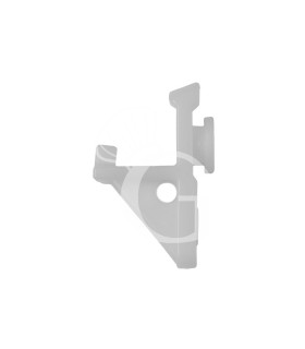 Clip individual de soporte para rejilla – Blanco.