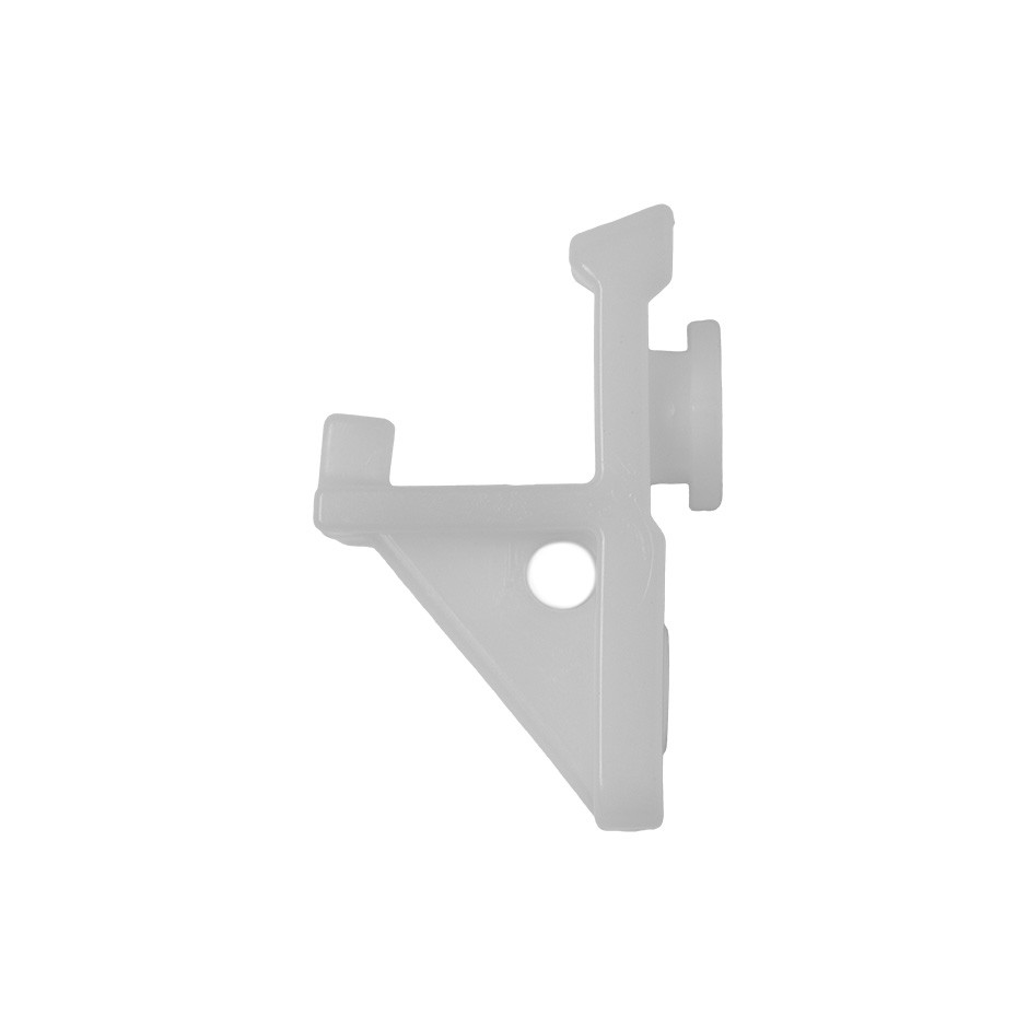 Clip individual de soporte para rejilla – Blanco.