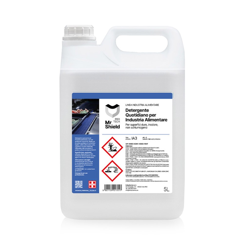 Detergente desengrasante diario IA3 para industria alimentaria 2×5 L