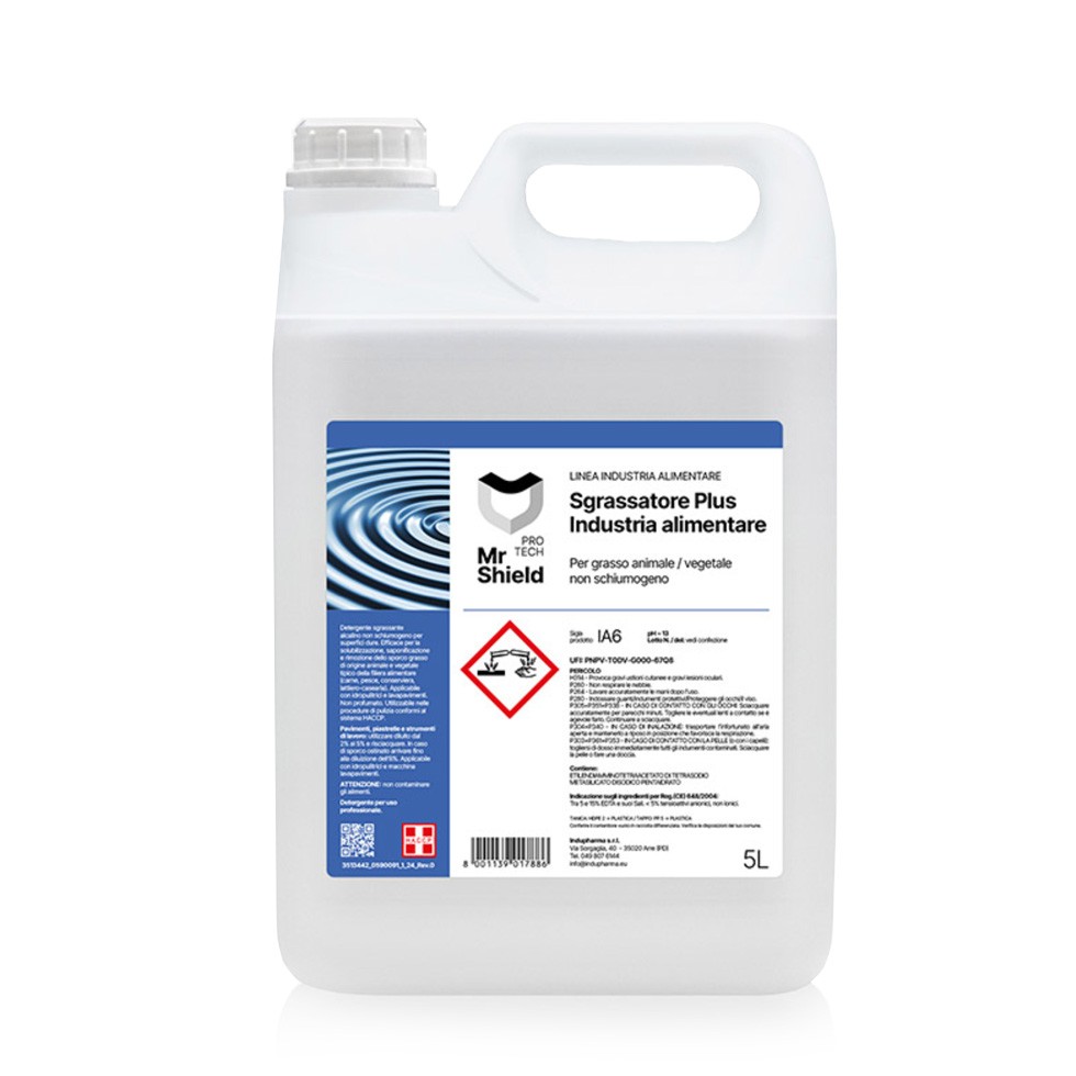 Desengrasante alcalino IA6 industria alimentaria 5 L grasa vegetal y animal