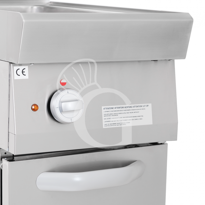 Cocedor de pasta eléctrico profesional 1 cuba - 40 LT - L 400 mm x P 700 mm x A 850 mm