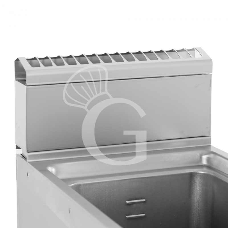 Cocedor de pasta profesional de gas 1 cuba 40 LT L 400 mm x P 900 mm x A 870 mm