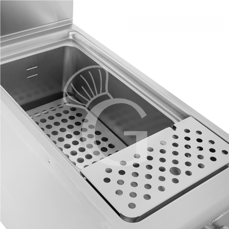 Cocedor de pasta profesional de gas 1 cuba 40 LT L 400 mm x P 900 mm x A 870 mm