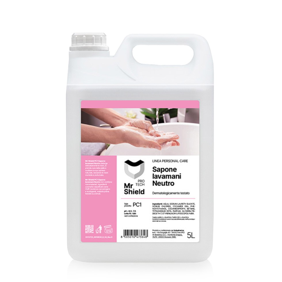 Jabón de manos neutro dermatológicamente testado – 2 bidones de 5 L
