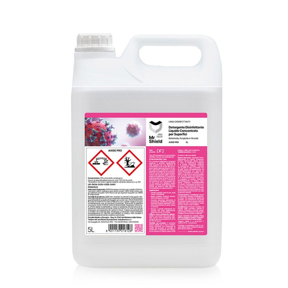 Desinfectante detergente concentrado DF2 virucida, bactericida y fungicida 2×5 L