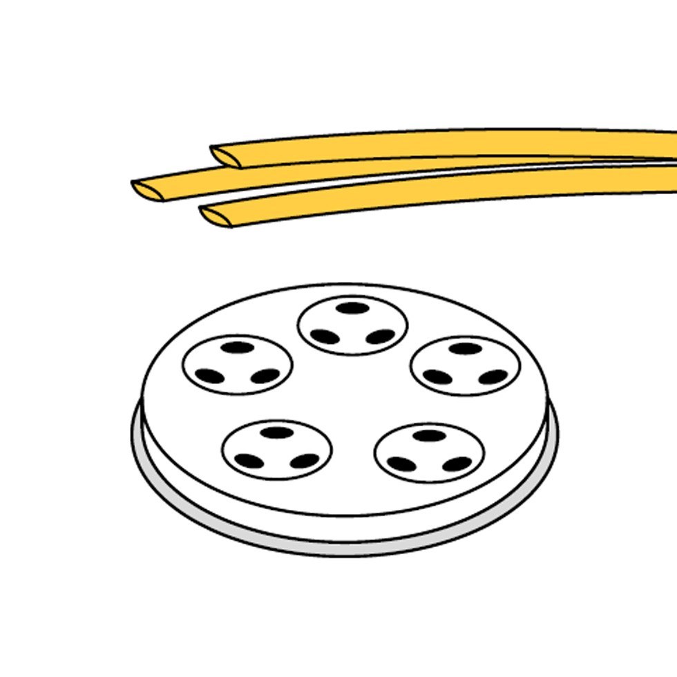 Troquel 8N formato linguine 3x1,6 mm