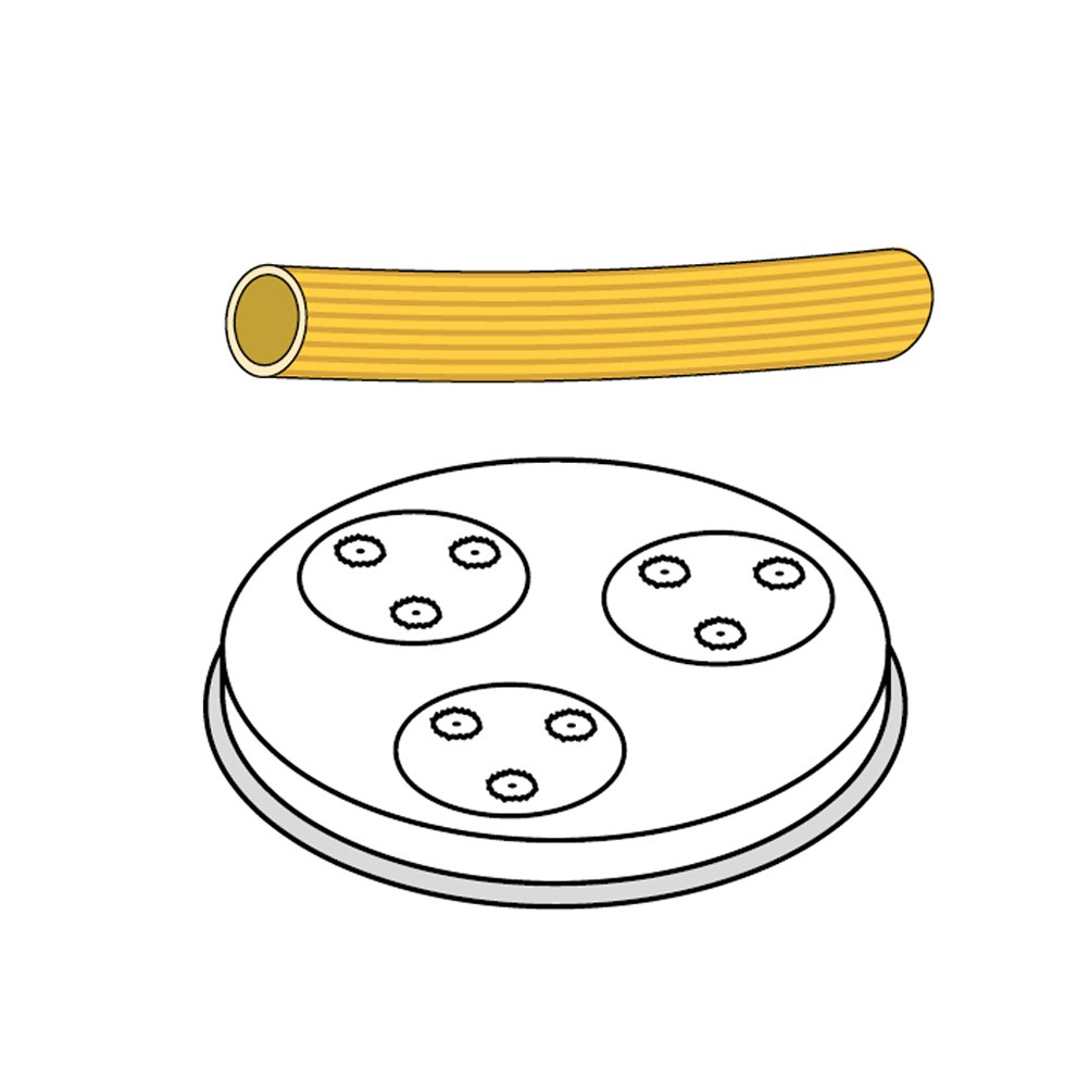 Troquel 8N formato maccheroni Ø 4,8 mm