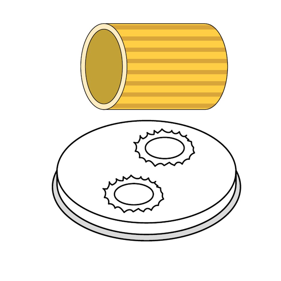 Troquel 8N formato maccheroni Ø 15 mm