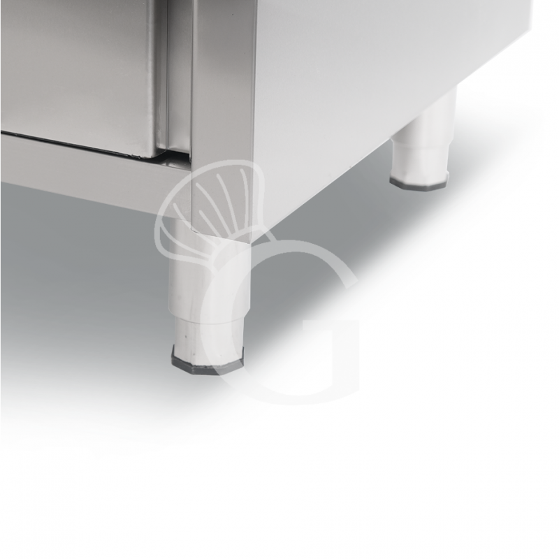 copy of Armadio acciaio inox con 2 porte scorrevoli, 3 ripiani, L 1000 x P 600 x H 1500 mm