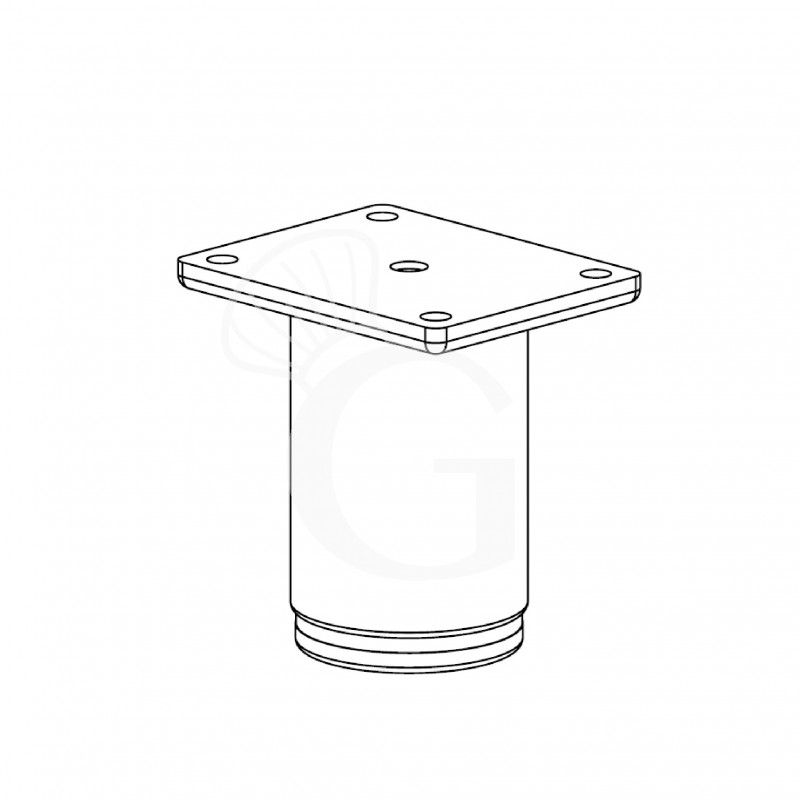 Kit de 4 pies regulables para cámaras de fermentación