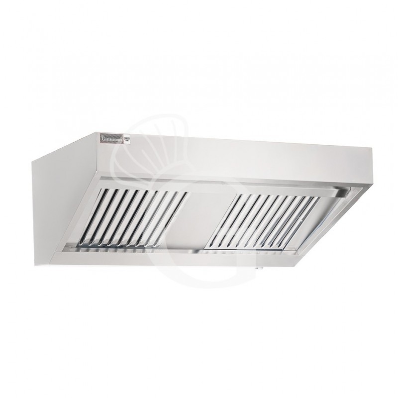 Campana mural snack sin motor, L1200 × P700 × H450 mm
