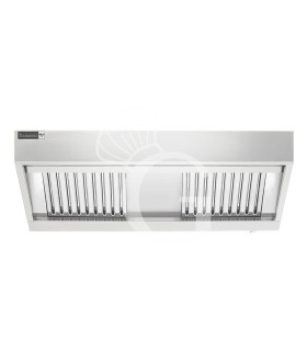 Campana mural snack sin motor, L1400 × P900 × H450 mm