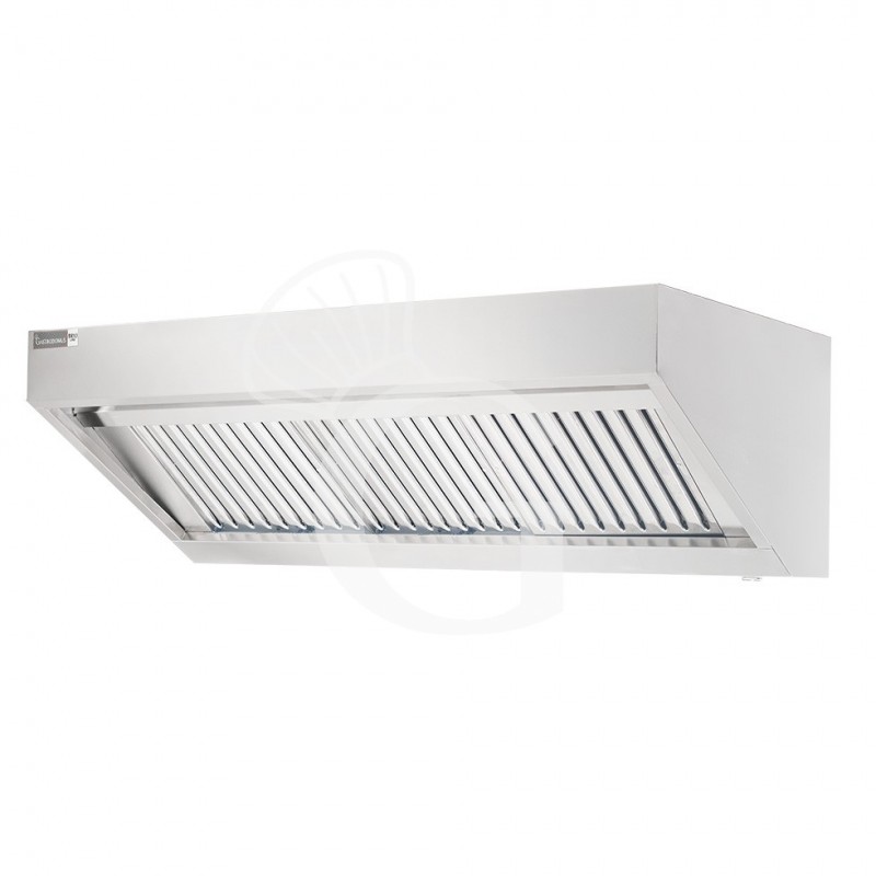 Campana mural snack sin motor, L1600 × P900 × H450 mm