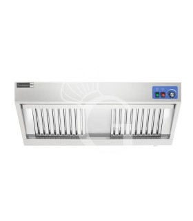 Campana mural snack con motor full optional, L1200 × P900 × H450 mm