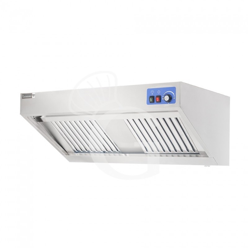 Campana mural snack con motor full optional, L1200 × P900 × H450 mm