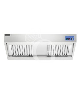 Campana mural snack con motor full optional, L1400 × P900 × H450 mm