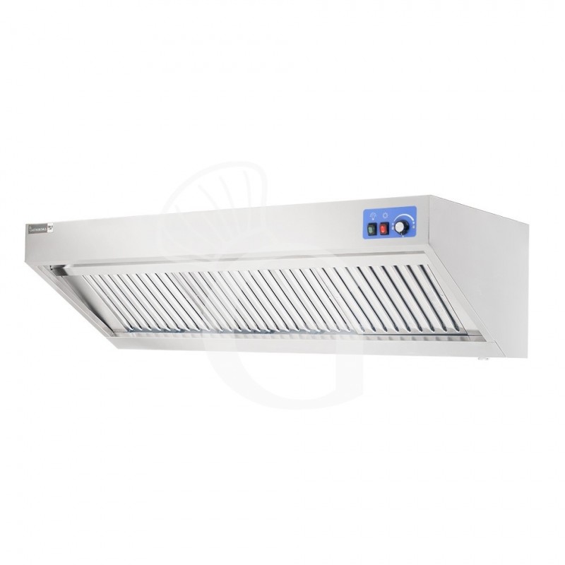 Campana mural snack con motor full optional, L2000 × P900 × H450 mm