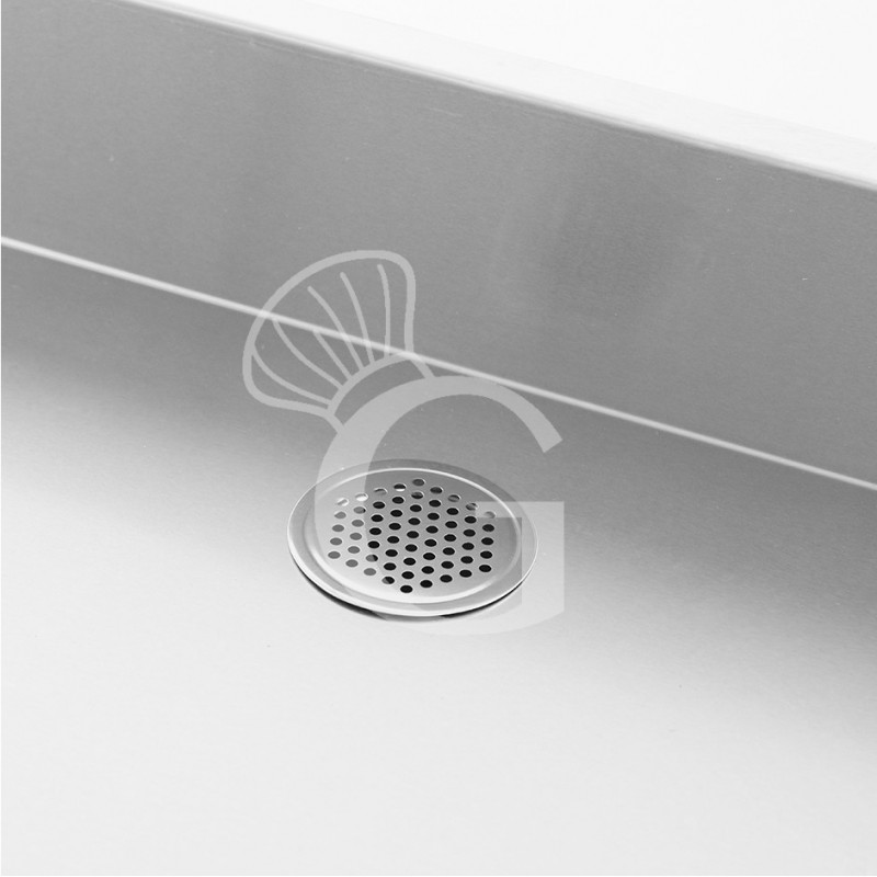copy of Banco bar per macchina caffè con top in acciaio inox - L 1000 mm x P 550 mm x H 1140 mm