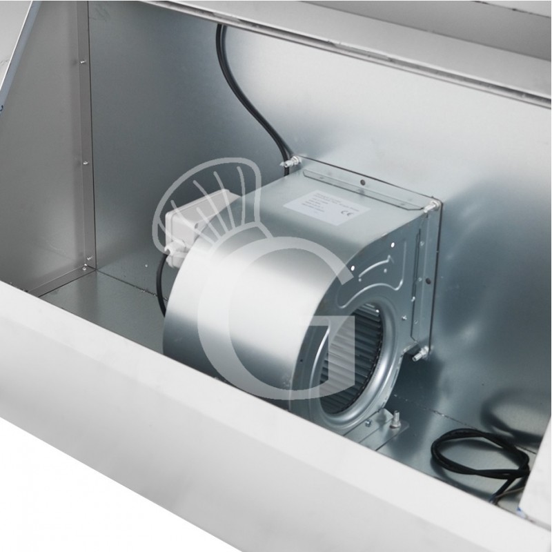 Campana cúbica de pared con motor full optional L1200 × P900 × H450 mm