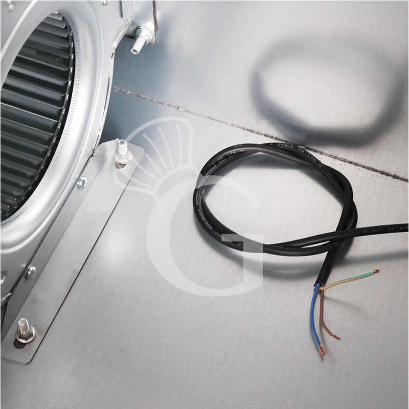 Campana cúbica de pared con motor full optional L1200 × P900 × H450 mm