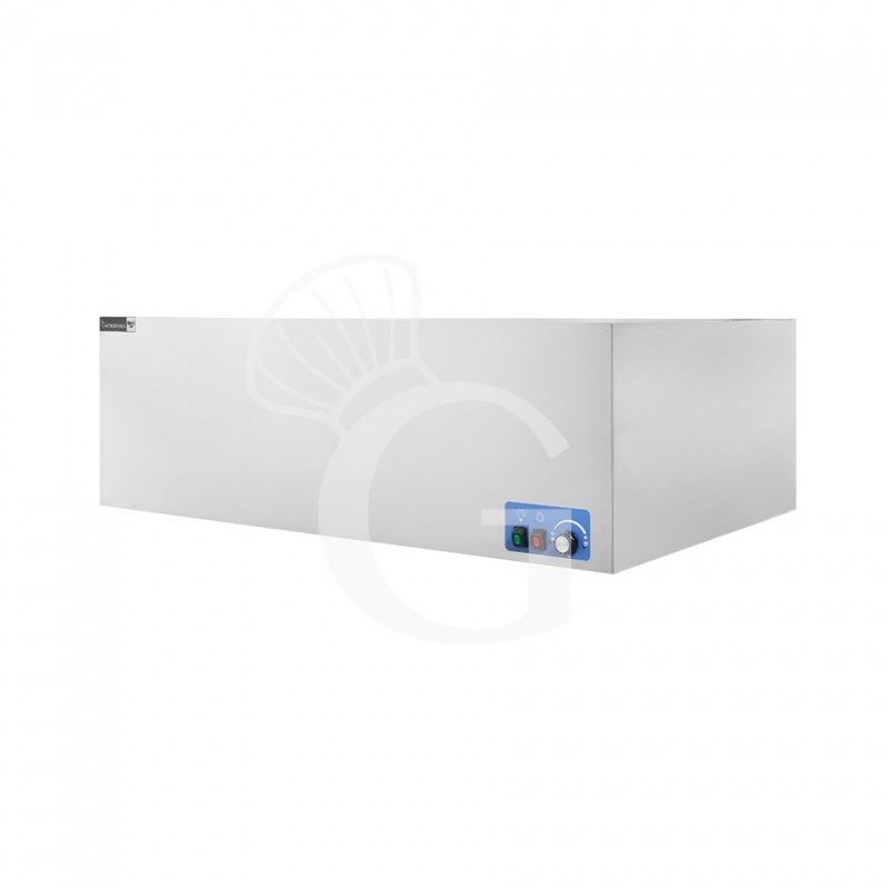Campana cúbica de pared con motor full optional L1600 × P900 × H450 mm.