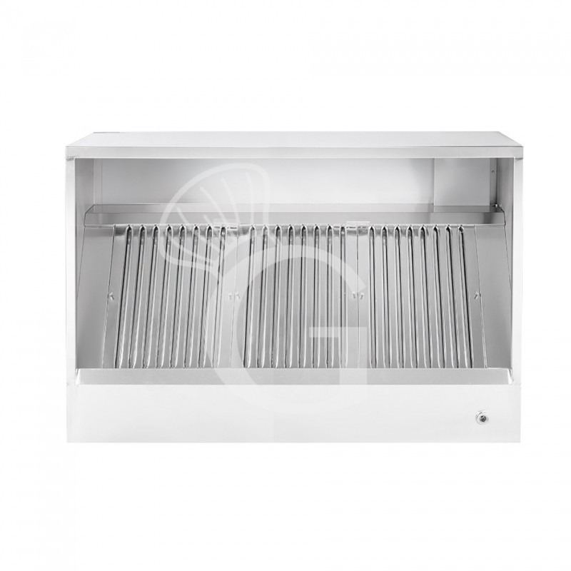 Campana cúbica de pared sin motor L1600 × P900 × H450 mm