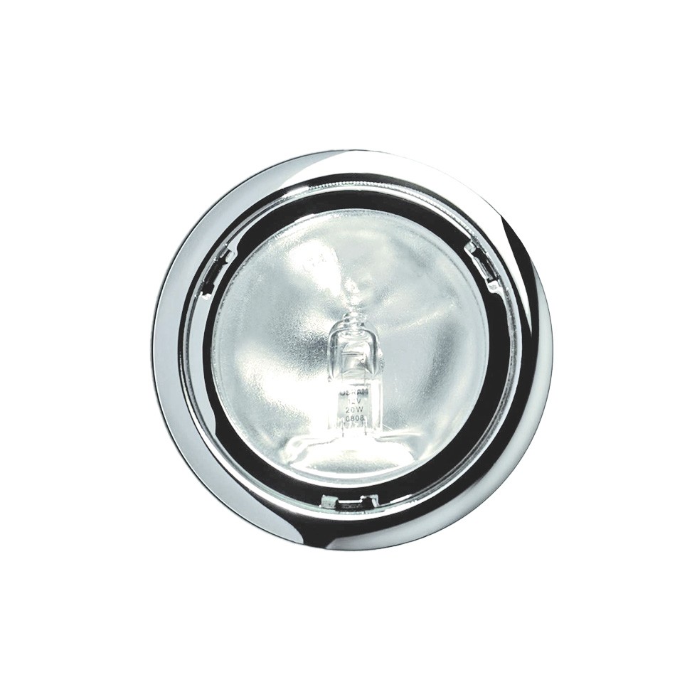 4 focos LED empotrables de 1 W diámetro 68 mm