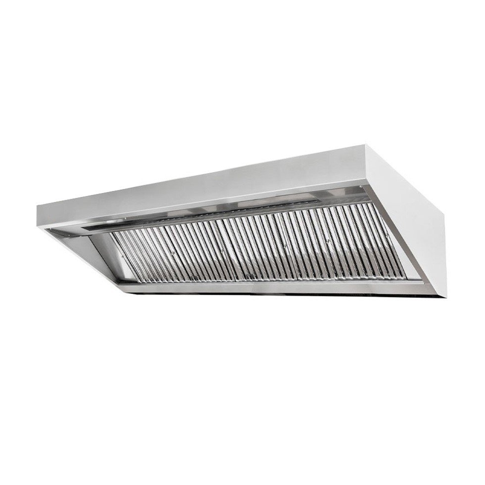 Campana extractora mural Snack con motor full opcional L 2200 mm x P 700 mm x A 450 mm