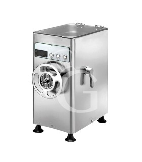 Picadora de carne trifásica refrigerada en acero inoxidable, producción horaria de 150/250 kg/h
