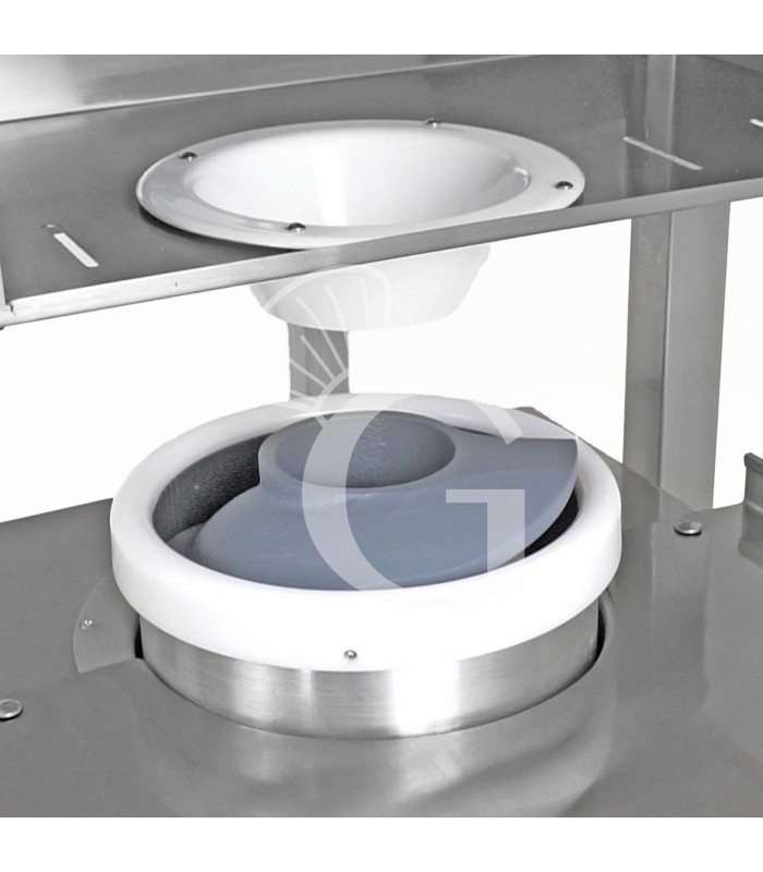 Combi boleadora profesional mini y porcionadora de acero inoxidable combinada con soporte de acero inoxidable