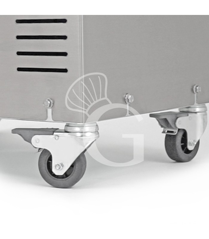 Combi boleadora profesional mini y porcionadora de acero inoxidable combinada con soporte de acero inoxidable