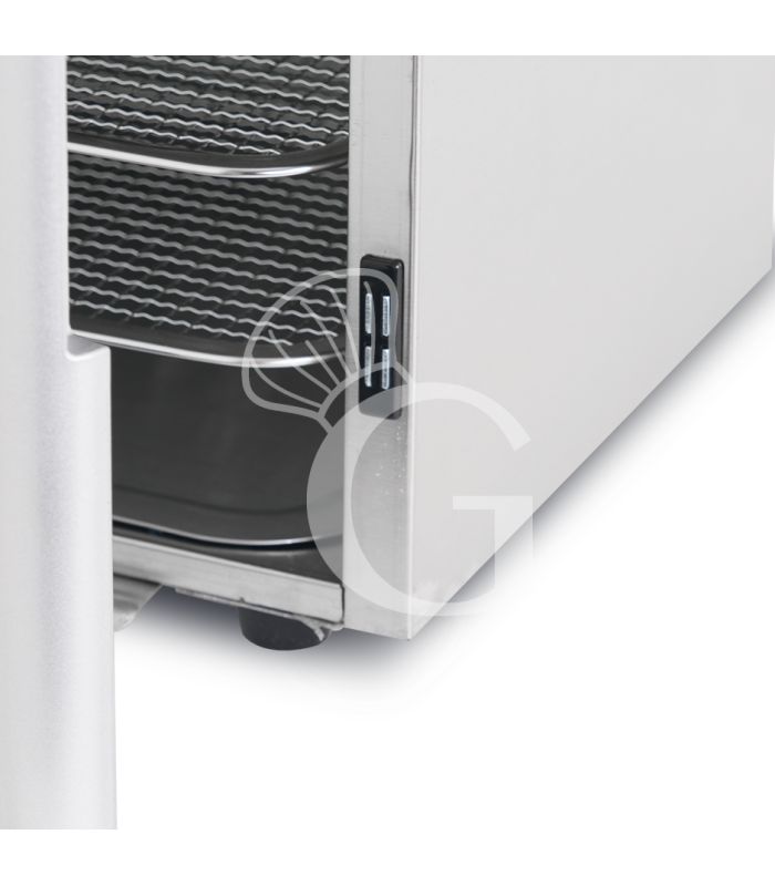 Deshidratador profesional en acero inoxidable, 12 estantes, control digital – 0,5 kW.