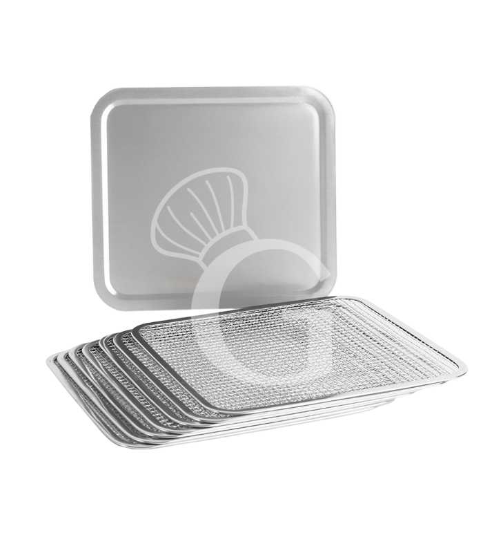 Deshidratador profesional en acero inoxidable, 8 estantes, control digital – 0,5 kW.