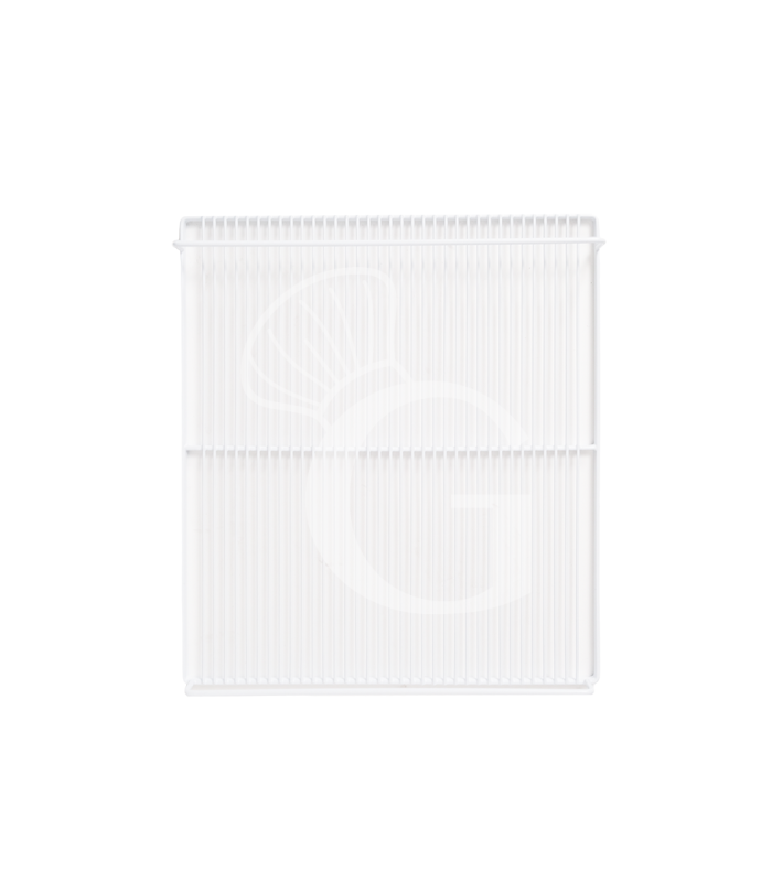 Expositor refrigerado ventilado para bebidas, 2 puertas correderas, capacidad 590 L, temperatura de +2 °C a +10 °C, color blanco