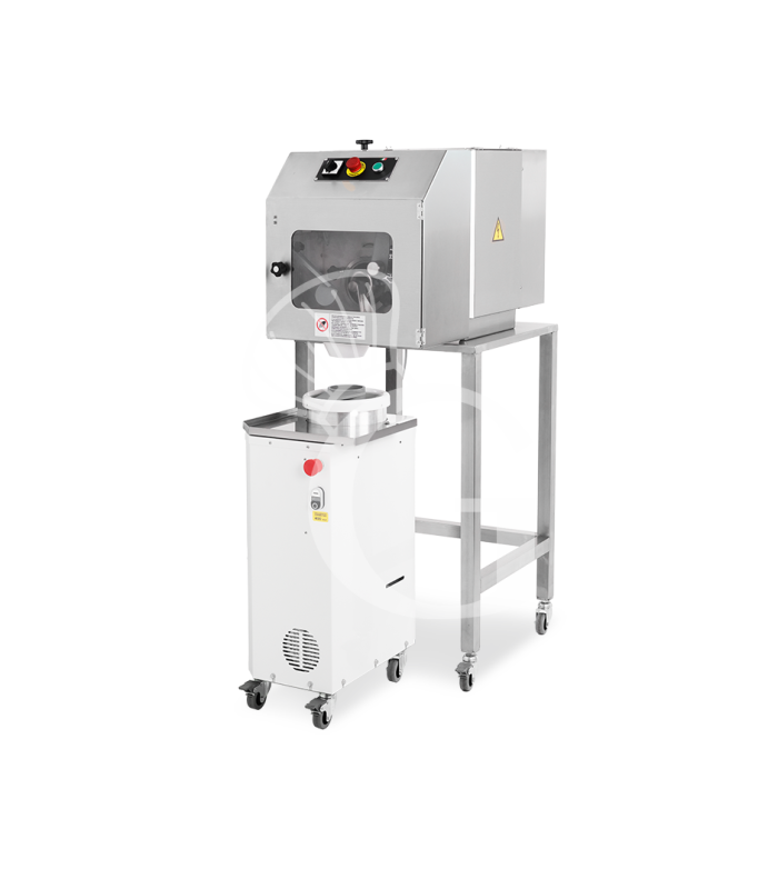 Combo boleadora maxi en acero inox y porcionadora combinadas con soporte en acero inox hasta 300 g