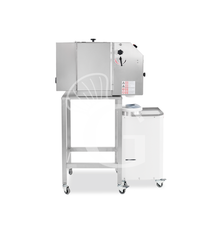 Combo boleadora maxi en acero inox y porcionadora combinadas con soporte en acero inox hasta 300 g